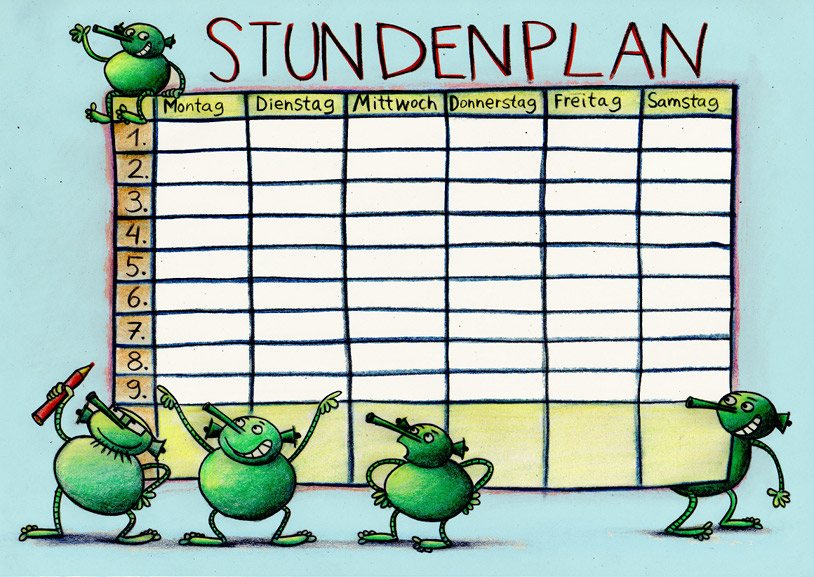 Ansicht Alpha-Bens Stundenplan Nr.2 Alpha-Bens Stundenplan Nr.2