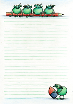 Ansicht Alpha-Bens Briefpapier Alpha-Bens Briefpapier